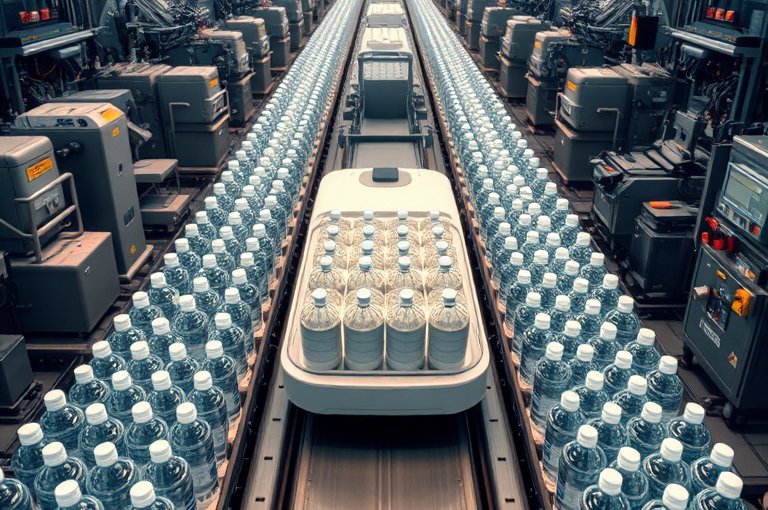 高效全自動水桶碼垛機